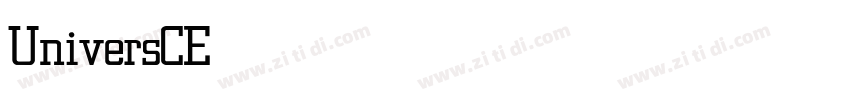 UniversCE Light字体转换 UniversCE Light字体转换